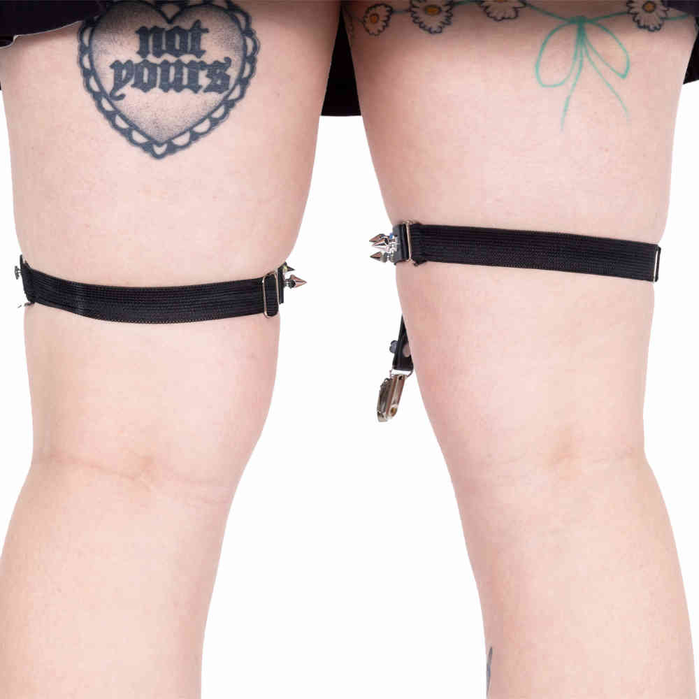 Heartless - Fawn Leg harness - Black